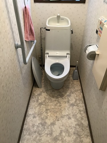 トイレ交換工事をされた　新潟市江南区W様　リフォーム