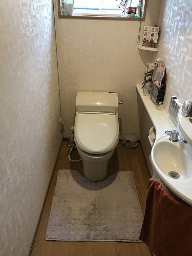 トイレ改修工事をされた　新潟市中央区I様　リフォーム