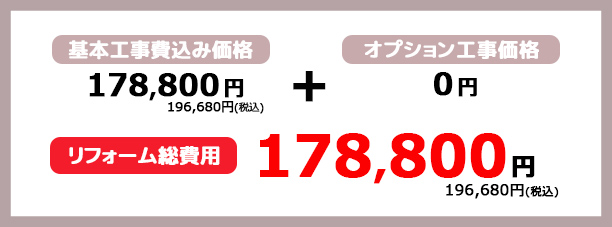 リフォーム総費用 158,000円