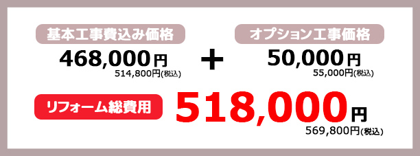 リフォーム総費用 488,000円