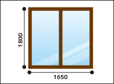 内窓設置 W1650×H1800