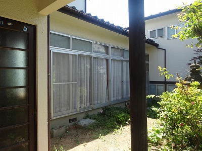 サンルーム設置工事をされた　新潟市西区K様　リフォーム