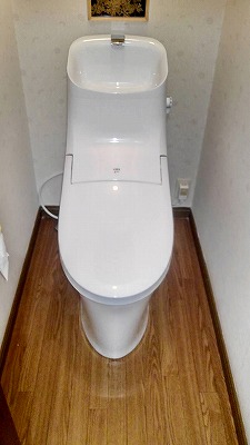 トイレ交換工事をされた　新潟市中央区T様　リフォーム