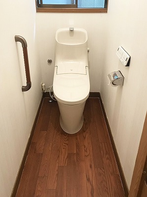 トイレ改修工事をされた　新潟市中央区I様　リフォーム