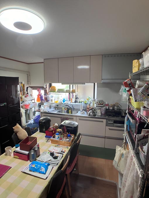 LDK改修工事をされた　東区N様　リフォーム