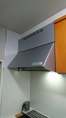 レンジフード交換工事をされた　新潟市中央区S様　リフォーム