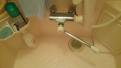 浴室シャワー水栓交換工事をされた　新潟市東区T様　リフォーム