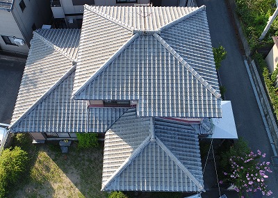 屋根改修工事をされた　新潟市西区O様　リフォーム