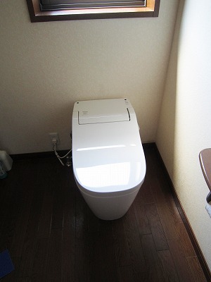 トイレ交換工事をされた　新潟市中央区H様　リフォーム