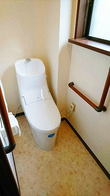 トイレ交換工事をされた　新潟市西区H様　リフォーム