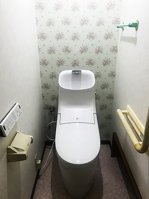 トイレ交換工事をされた　上越市G様　リフォーム