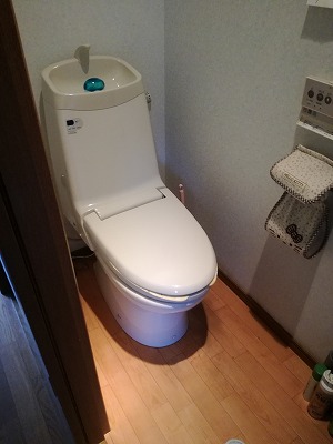 トイレ交換工事をされた　上越市大潟区Y様　リフォーム