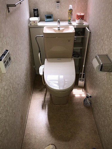 トイレ交換工事をされた　新潟市江南区N様　リフォーム