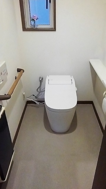 トイレ交換工事をされた　新潟市中央区W様　リフォーム