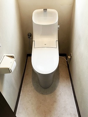 トイレ交換工事をされた　新潟市中央区I様　リフォーム
