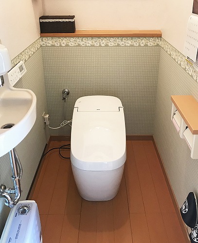 トイレ交換工事をされた　新潟市中央区H様　リフォーム