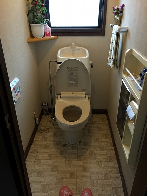 トイレ改修工事をされた　新潟市中央区O様　リフォーム